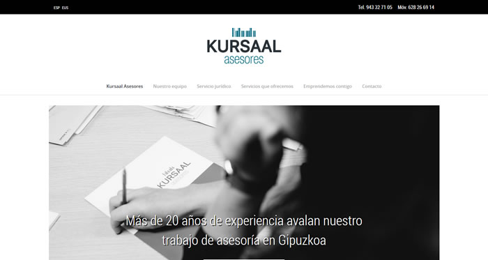 Renovación de la web de Asesoría Kursaal