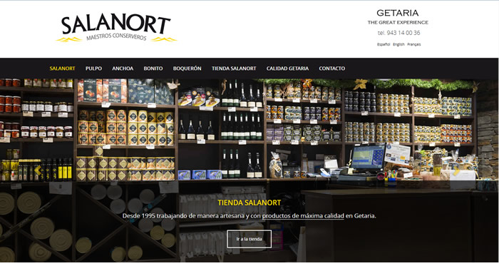 Nueva página web Salanort Getaria